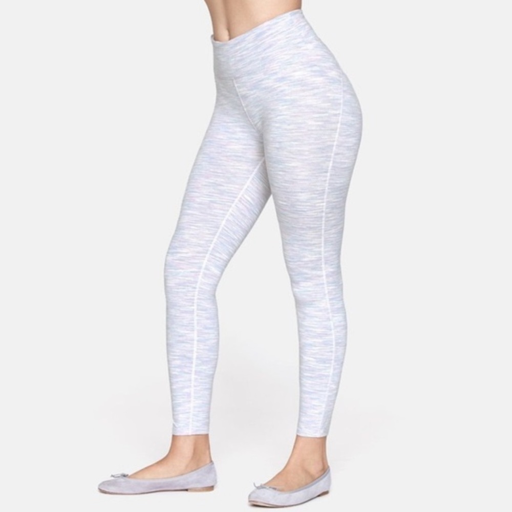 OUTDOOR VOICES Pastel Heathered Purple Pink High Rise Leggings Size Small - Picture 7 of 7